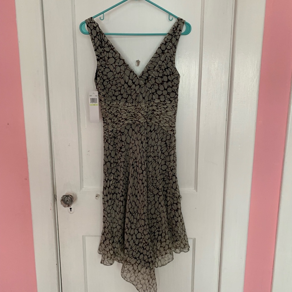 NWT Brown and tan semi-formal dress